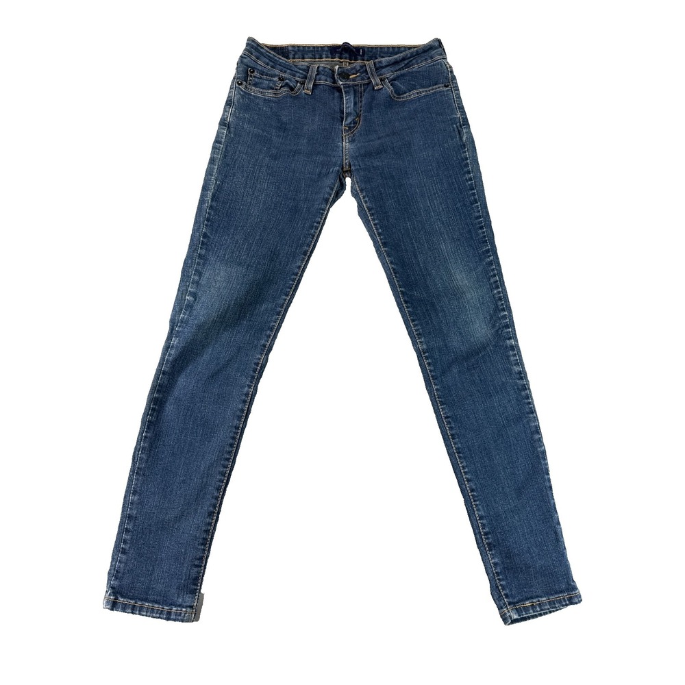 Levis 535 Legging Jeans Womens 7 Blue Skinny Stretch Mid Rise Denim Pants